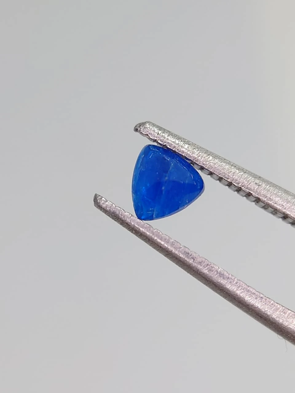 0.2ct Natural Trillion Faceted Hauyne from Afghanistan — view 5